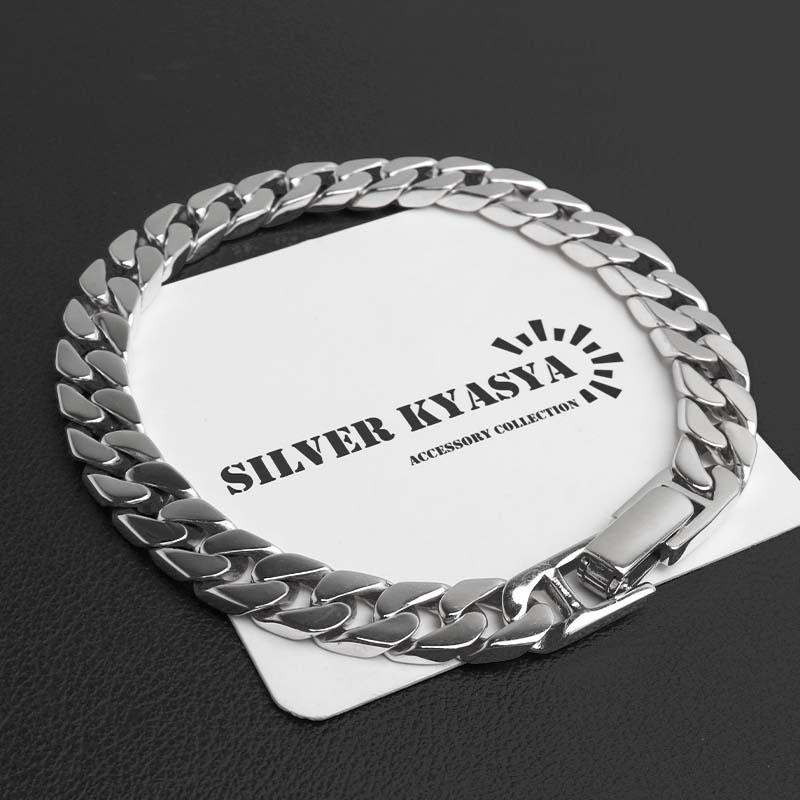 シルバー925 喜平ブレスレット メンズ チェーンブレスレット シルバー