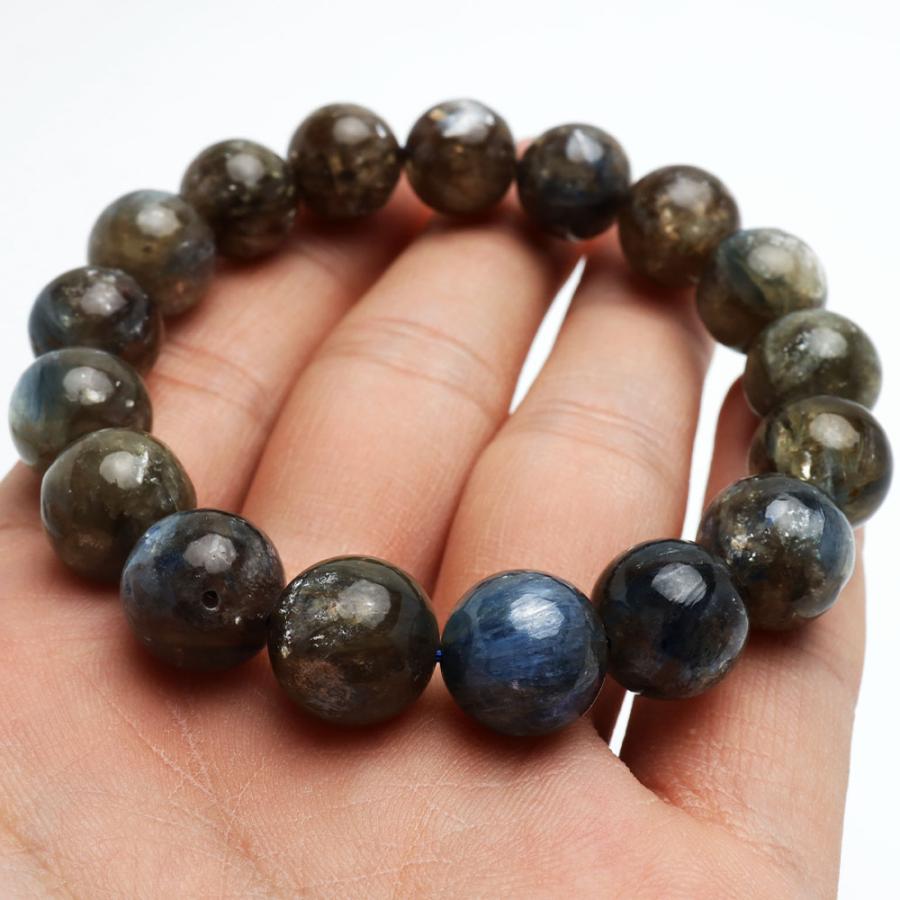 現品 カイヤナイト 天然石 パワーストーン ブレスレット 数珠