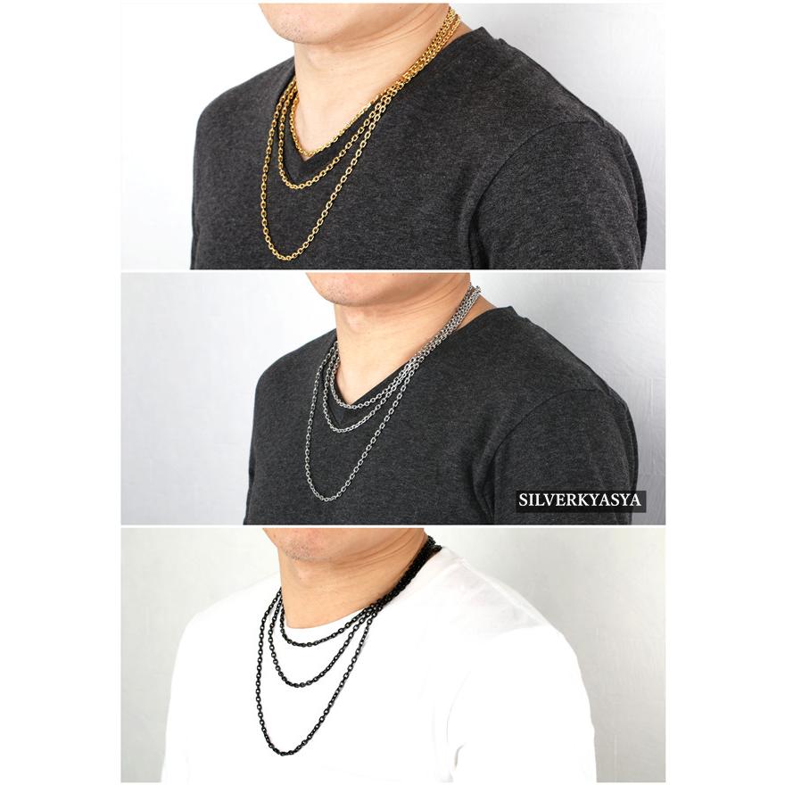 高品質ステンレス あずきチェーン 太角チェーン 小豆チェーン ゴールド