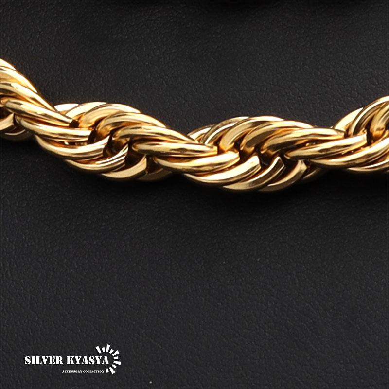 最強 幅8mm 極太 ロープチェーン 18k gp ゴールド 金 つけっ 最強 幅8mm 極太 ロープチェーン 18k gp ゴールド 金 つけっ