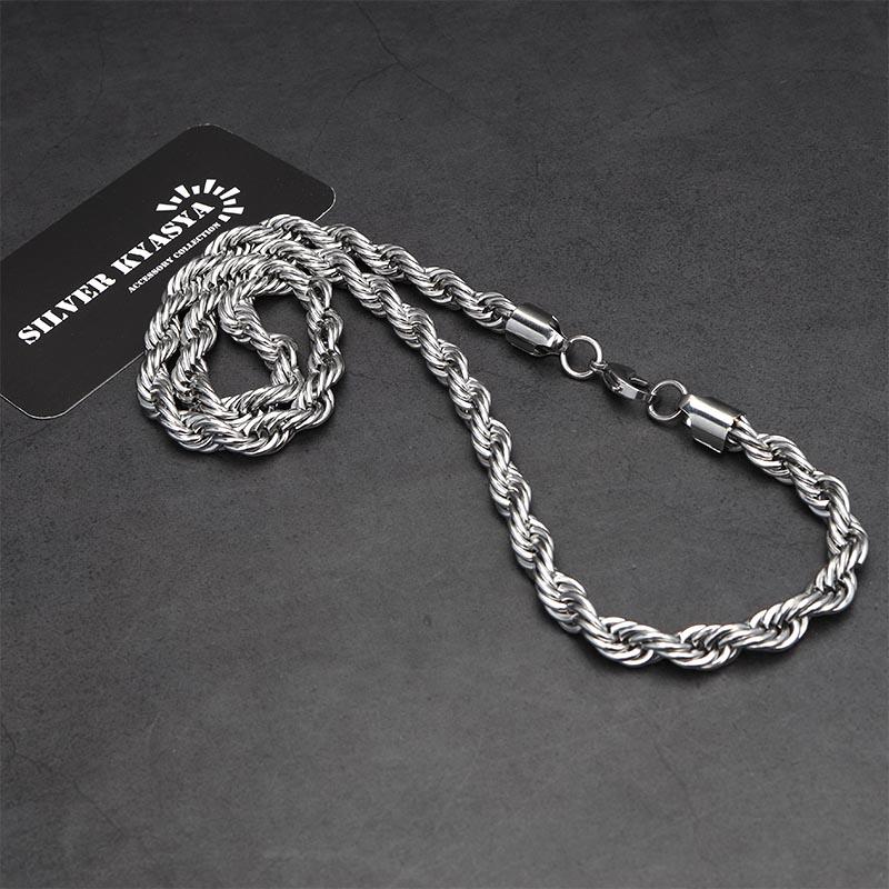 2個で10％OFF 3個で20％OFFクーポン／ステンレス 幅8mm 極太 ロープ