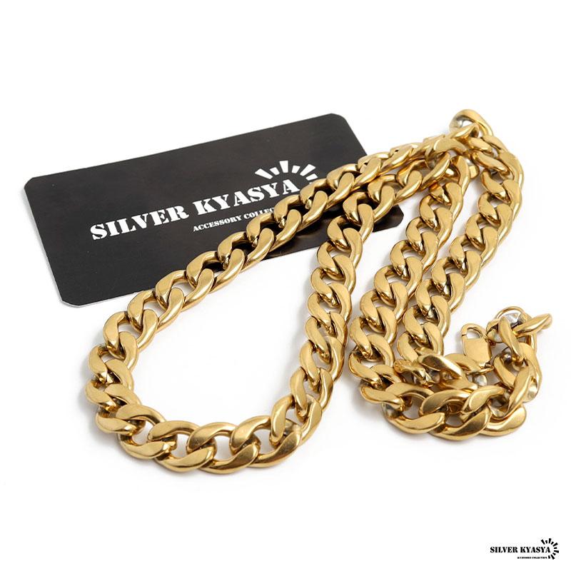 チェーンネックレス 喜平チェーン 幅12mm ステンレス IPメッキ チェーンネックレス 喜平チェーン 幅12mm ステンレス IPメッキ