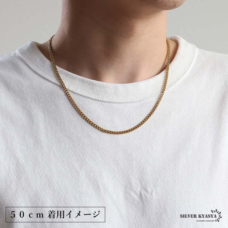 ステンレス 喜平ネックレス チェーンネックレス 幅5タイプ 長さ3サイズ