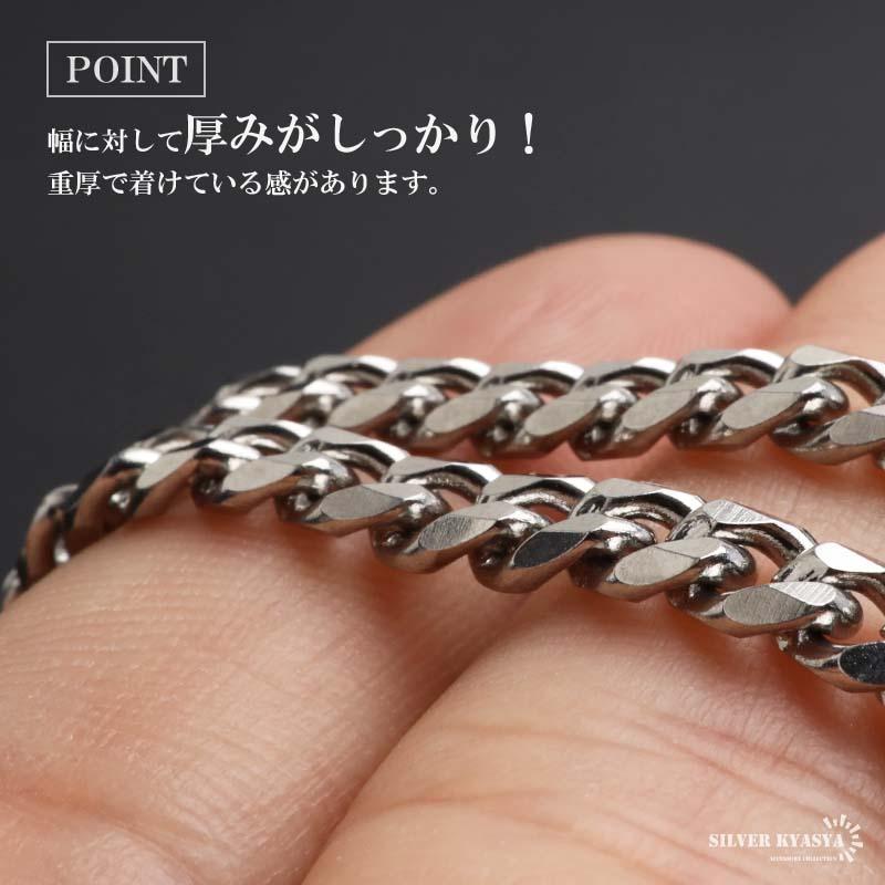 ステンレス 喜平ネックレス チェーンネックレス 幅5mm 長さ3サイズ