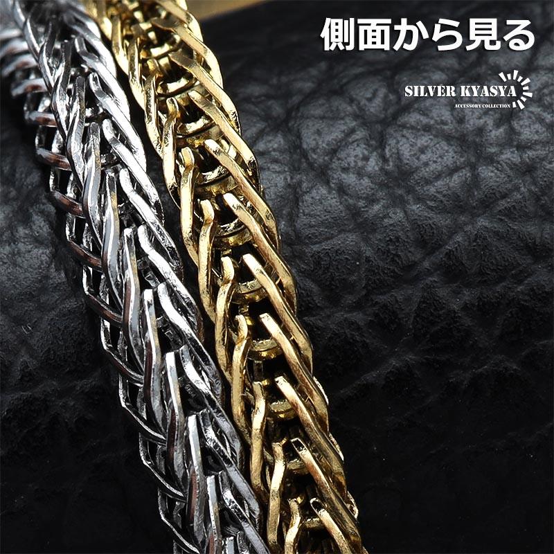 複数買いで最大300円OFFクーポン／ステンレス チェーンネックレス
