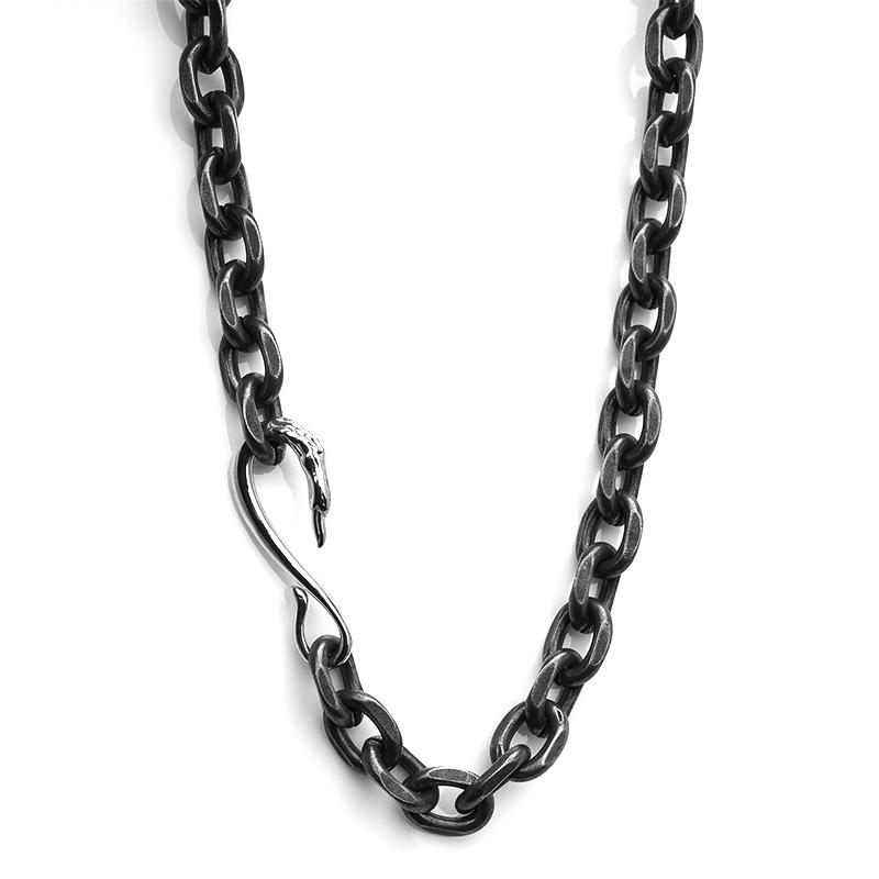 複数買いで最大30％OFFクーポン／太角チェーン 幅11mm シルバー