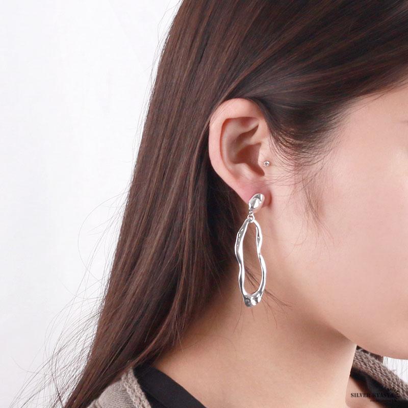 2個で10％OFF 3個で20％OFFクーポン／ピアス 金属アレルギー シルバー
