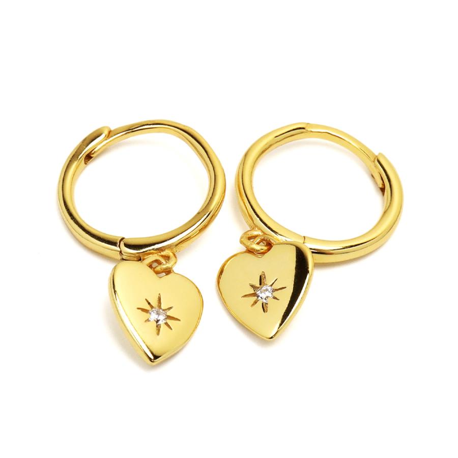 2個で10％OFF 3個で20％OFFクーポン／ピアス ハート ドロップピアス