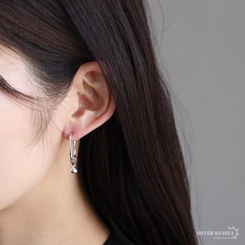 2個で10％OFF 3個で20％OFFクーポン／シルバー925 ドロップピアス