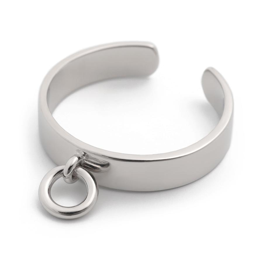 シルバー925 平打ち リング レディース 指輪 フリーサイズ 平