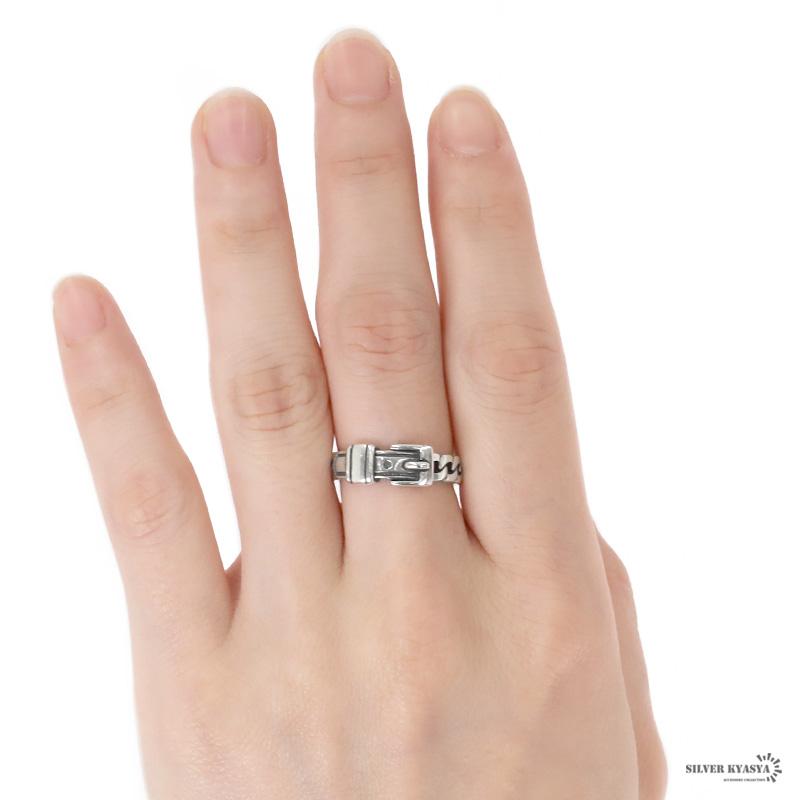 SVリング   ゴールド×シルバーカラー SILVER レディース ベルトデザイン　240001146184 リング 指輪 ベルトタイプ ベルト デザイン ゴールド シルバー