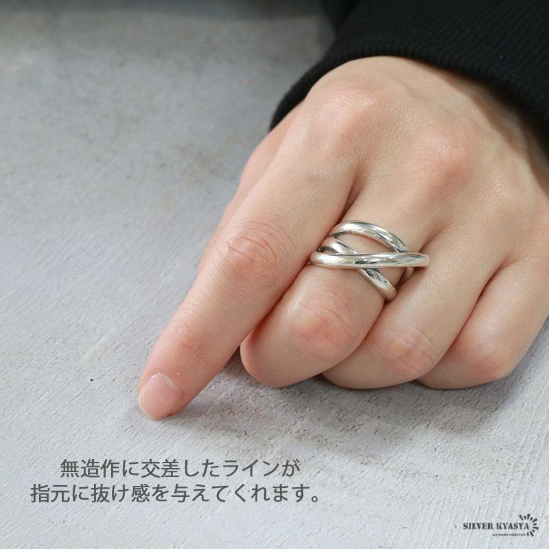 複数買いで最大300円OFFクーポン／3連リング シルバー925 指輪