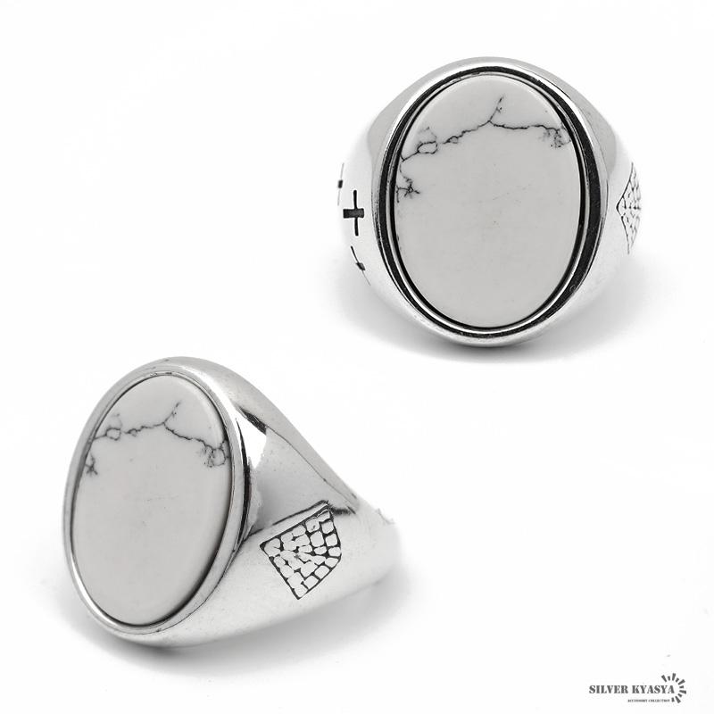 複数買いで最大300円OFFクーポン／シルバー925 印台リング スタンプ 