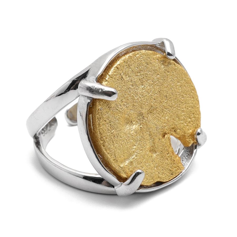 シルバー925リング 18KGP 18金メッキ加工 指輪 シルバー ゴールド  