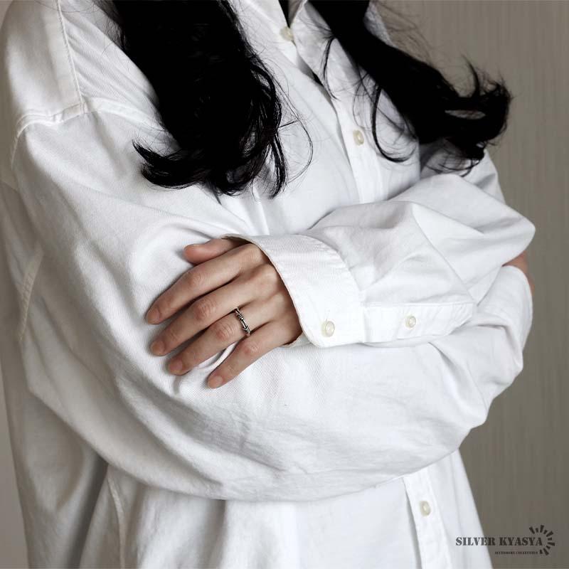 クーポンで10％OFF シルバー925 とげとげリング オニハリバーブ silver