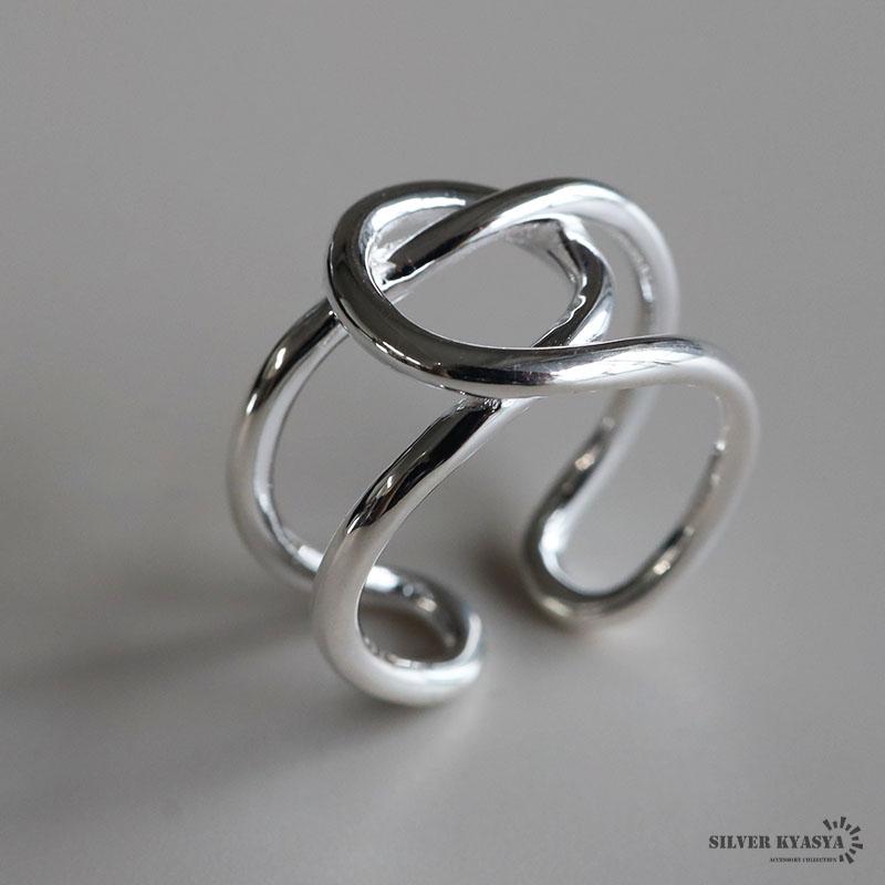 0のつく日リングの日！10％OFFクーポン／存在感 造形美 幾何学リング