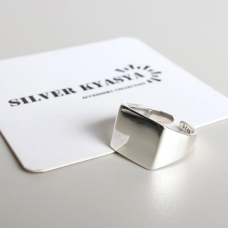 0のつく日リングの日！10％OFFクーポン／シルバー925 印台リング