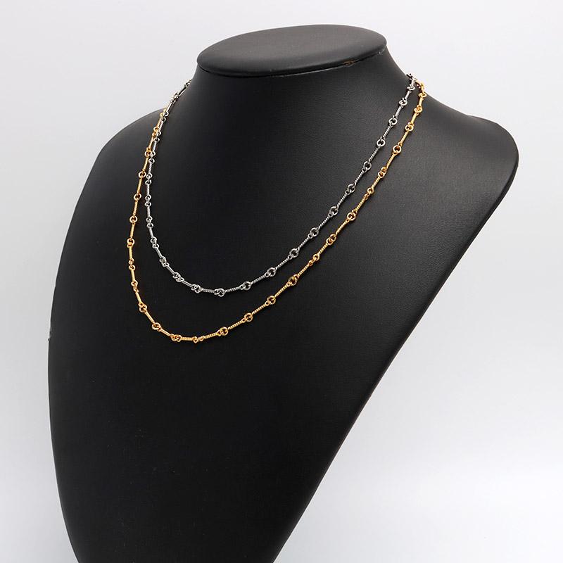 シルバー925 ロープチェーン ネックレス 45cm 22K gp gold シルバー925 ロープチェーン ネックレス 45cm 22K gp gold