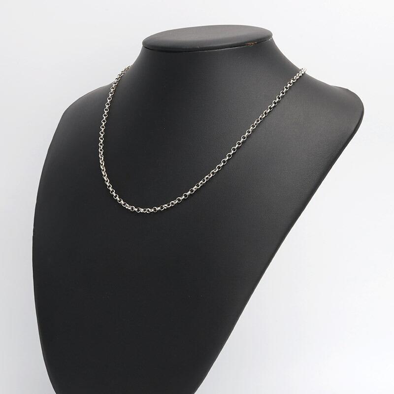 シルバー925 ロールチェーン 幅3mm ネックレスチェーン シルバー