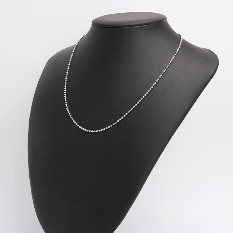 シルバー925 ボールチェーン ネックレス 幅2mm 50cm ネックレス