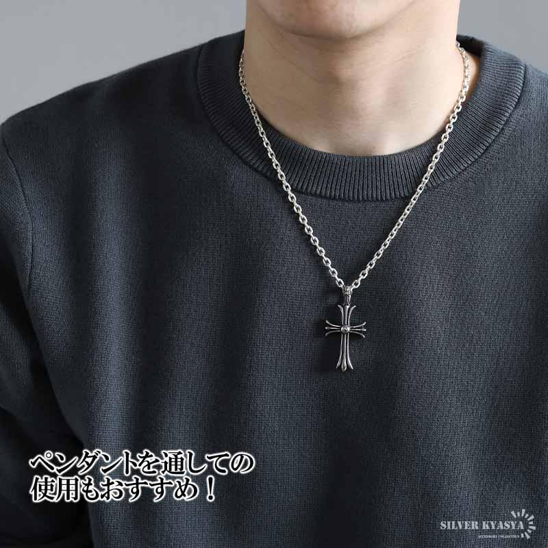 シルバー925 あずきチェーン ネックレス 幅4mm 60cm 4面カット シルバー925 あずきチェーン ネックレス 幅4mm 60cm 4面カット