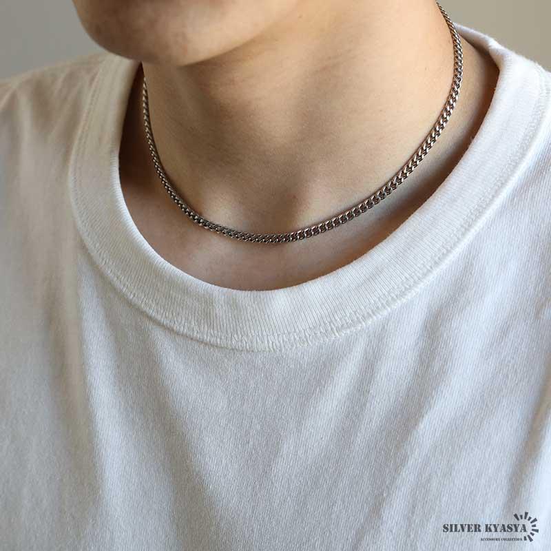シルバー925 喜平チェーン ネックレス 幅4mm 40cm ネックレス シルバー925 喜平チェーン ネックレス 幅4mm 40cm ネックレス