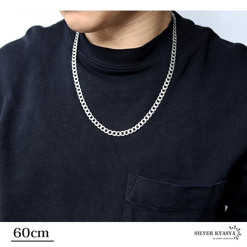 45cm 六字真言 ネックレス メンズ シルバー925 喜平チェーン チェーンネックレス 銀 金剛杵 刻印 金属アレルギー 爆買_6