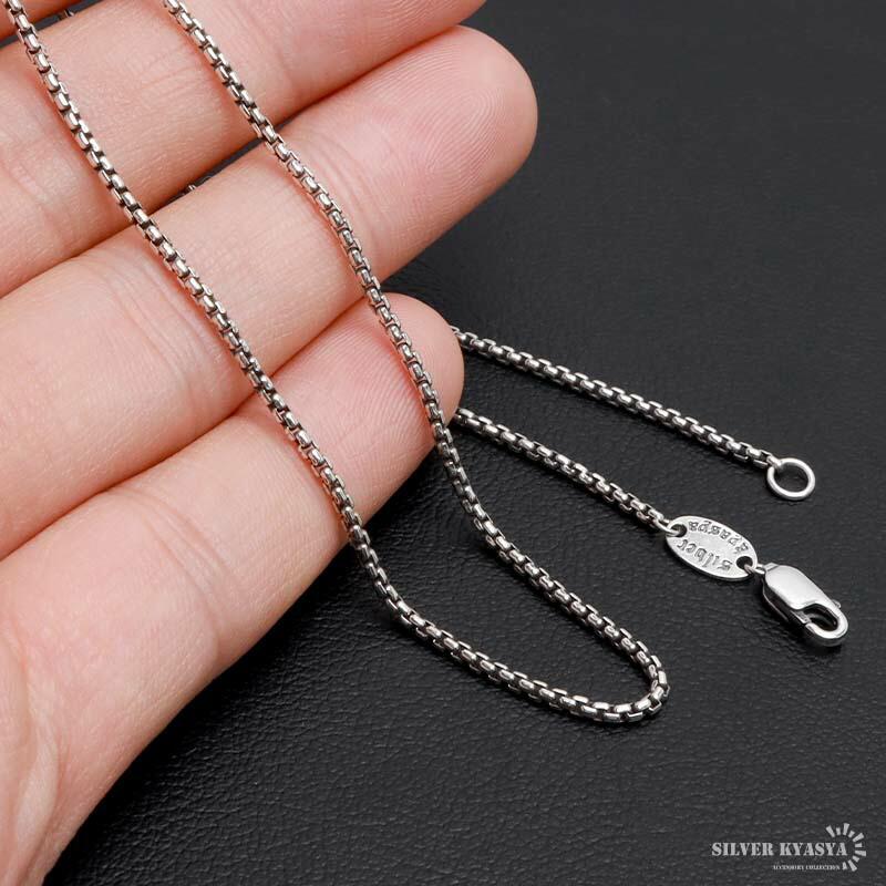 複数買いで最大30％OFFクーポン／シルバー925 ボックスチェーン