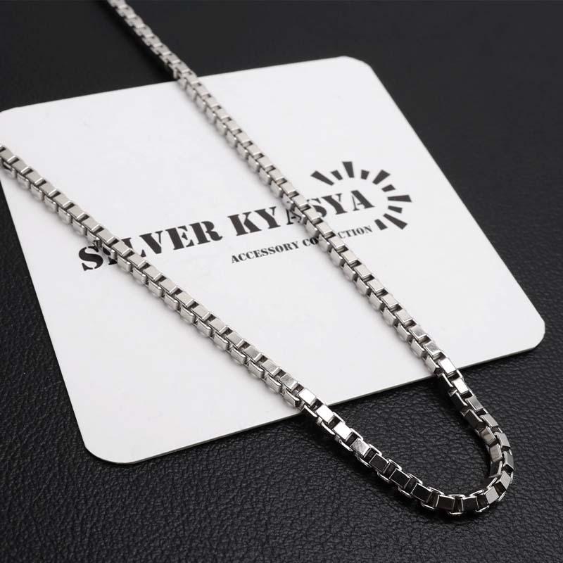 シルバー925 ベネチアンチェーン ボックスチェーン シルバーチェーン