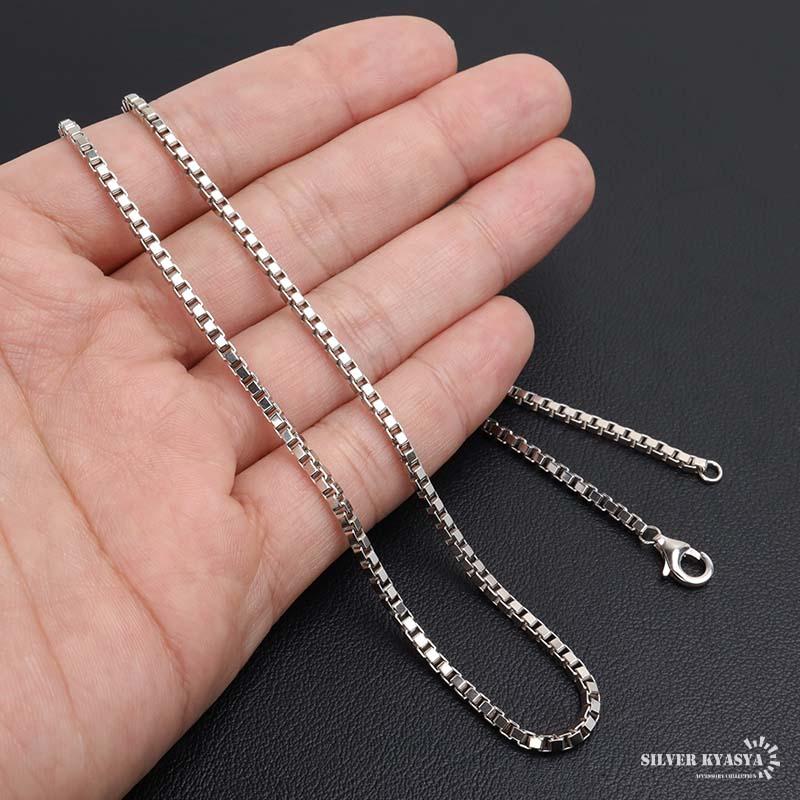シルバー925 ベネチアンチェーン ボックスチェーン シルバーチェーン