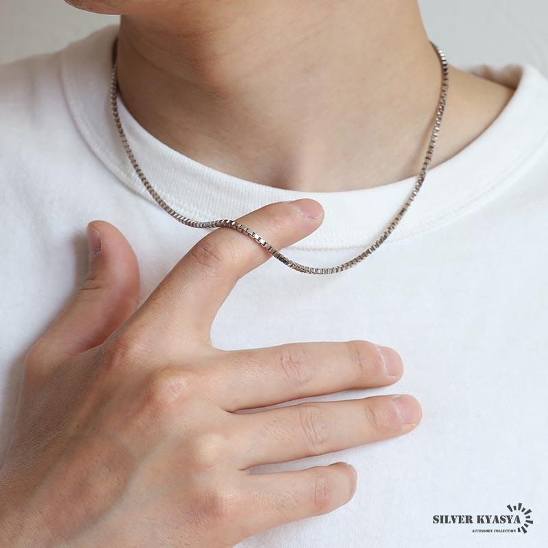 複数買いで最大300円OFFクーポン／シルバー925 ベネチアンチェーン