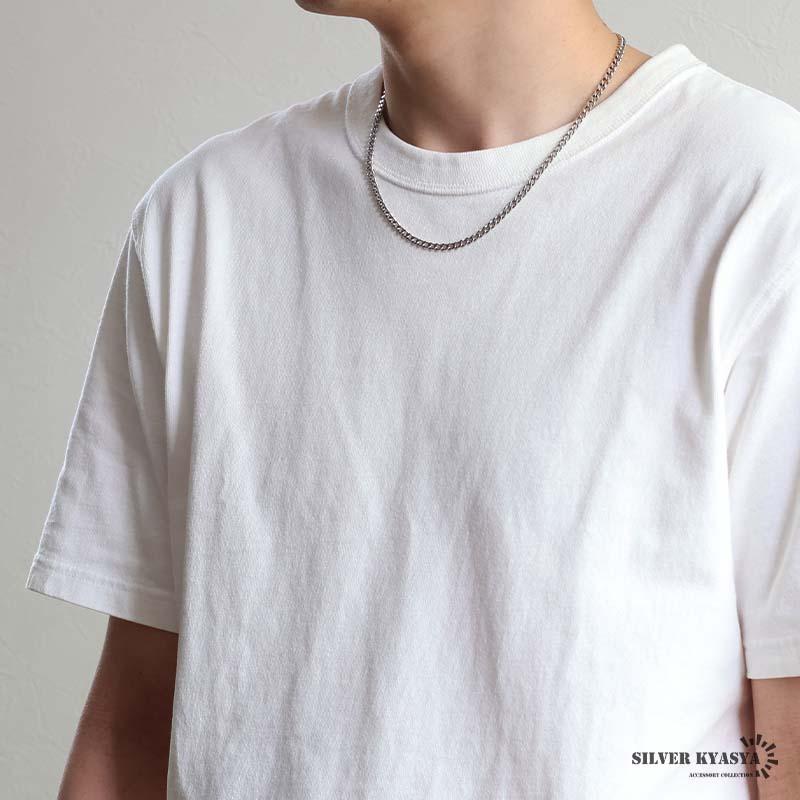 ＼2個で10％OFF 3個で20％OFFクーポン／シルバー925 喜平ネックレス チェーンネックレス 幅4mm 長さ50cm シルバーネックレス 細身 メンズ 男性 金アレ対応 爆買の画像