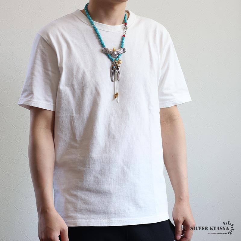 複数買いで最大30％OFFクーポン／ステンレス フェザーネックレス