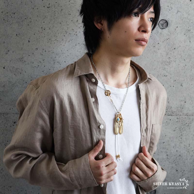 最大30％OFFクーポン登場中！／ステンレス ゴールド フェザー