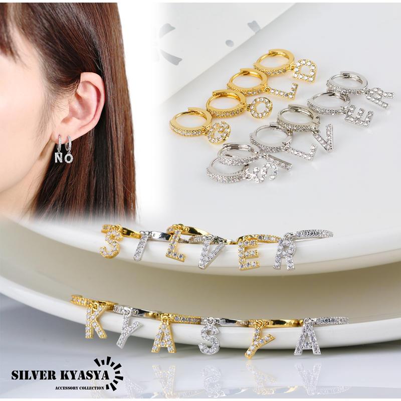 ゴールド V字型ピアス ピアス Vピアス V字ピアス K18 18金 イエローゴールド 加工 貝