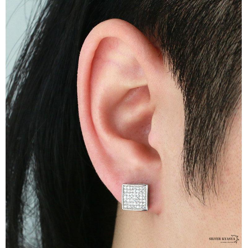 2個で10％OFF 3個で20％OFFクーポン／両耳用 スタッドピアス CZ パヴェ