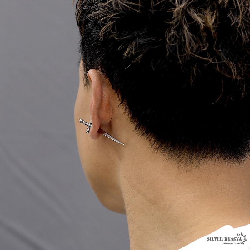 クリスタル シルバー 片耳ピアス セール】【SETUP7】ピアスXSサイズ シルバー925 SSS（ピアス