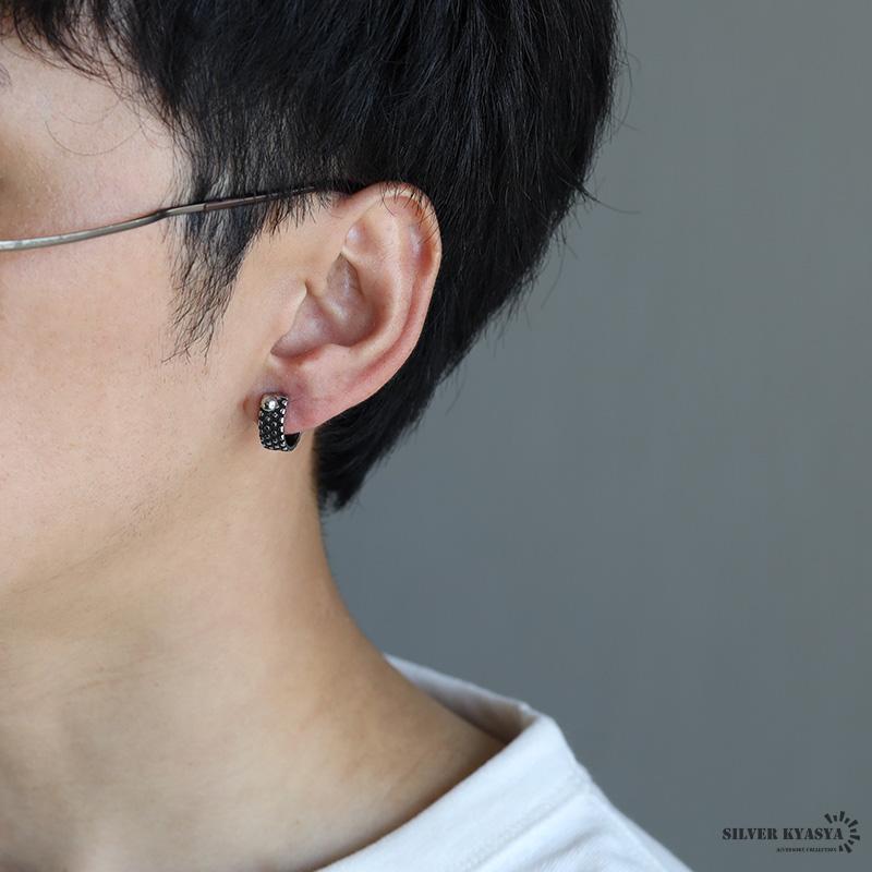 ステンレス素材 ボディピアス 軟骨ピアス イヤーフック シルバー