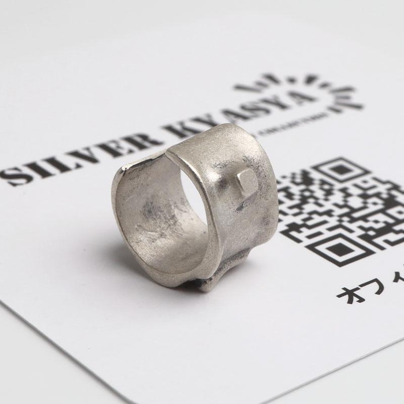 複数買いで最大30％OFFクーポン／シルバー925 ニュアンスイヤーカフ