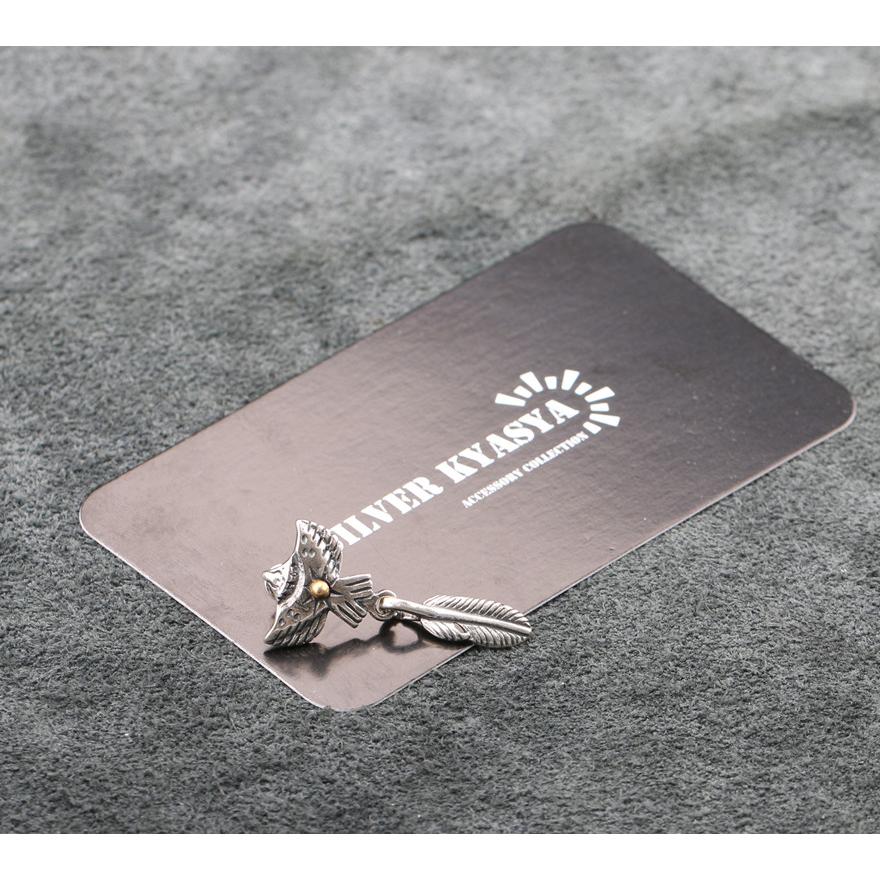 シルバー925素材 イーグル ドロップピアス 太陽神 ピアス 925 メンズ