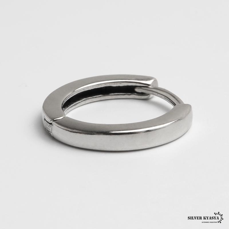 シルバー925 フープピアス シルバーピアス シンプルピアス ゴールド