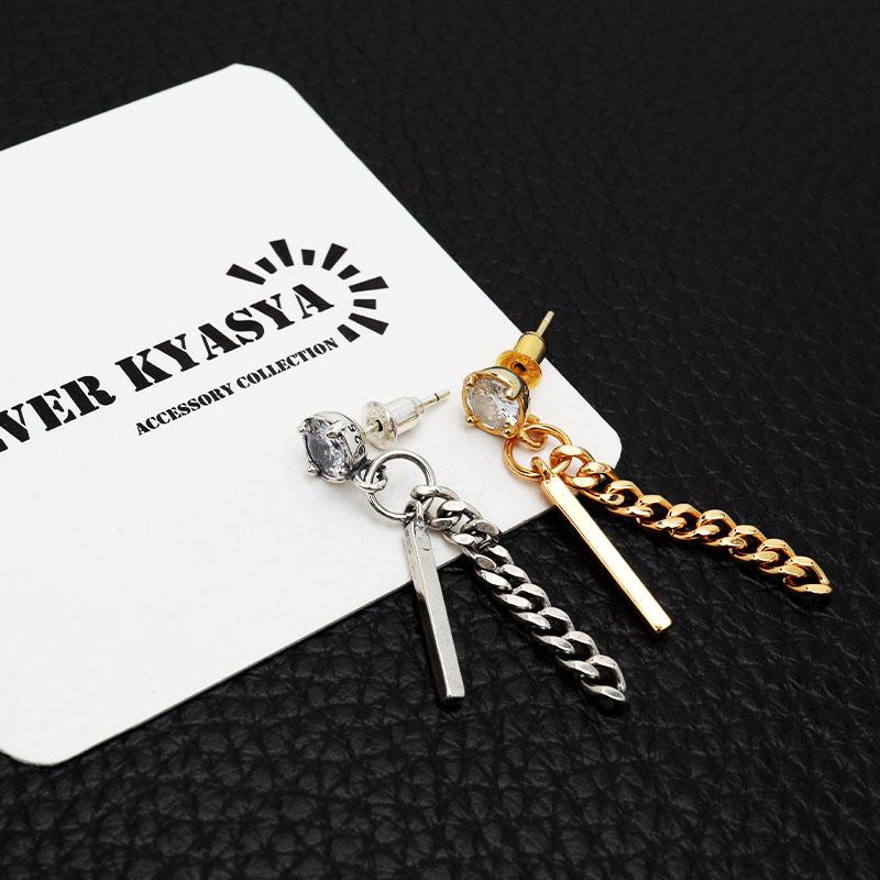 シルバー925 スティックピアス チェーンピアス メンズ ピアス シルバー925 スティックピアス チェーンピアス メンズ ピアス