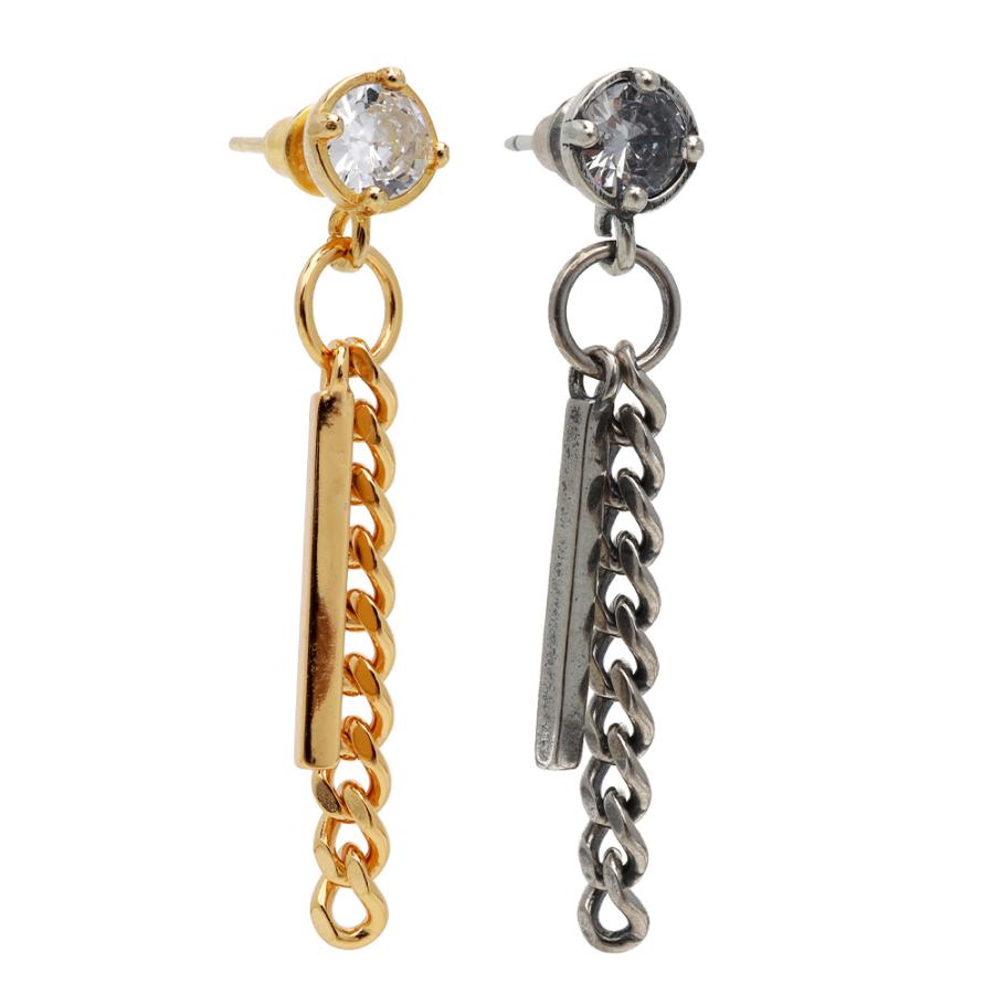 シルバー925 スティックピアス チェーンピアス メンズ ピアス シルバー925 スティックピアス チェーンピアス メンズ ピアス