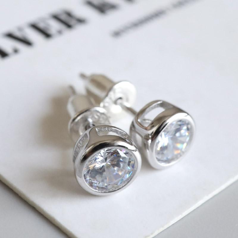2個で10％OFF 3個で20％OFFクーポン／シルバー925 一粒ピアス ストーン