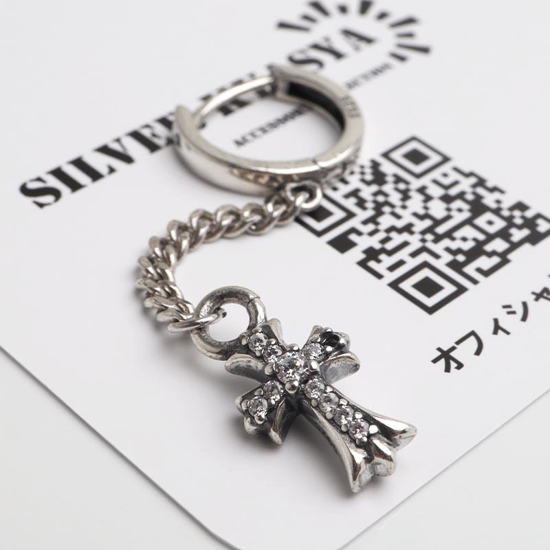 2個で10％OFF 3個で20％OFFクーポン／シルバー925 クロスピアス