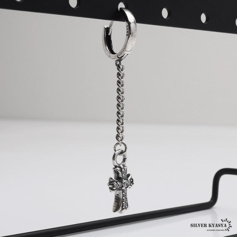 2個で10％OFF 3個で20％OFFクーポン／シルバー925 クロスピアス