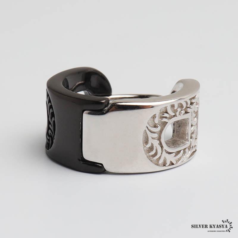シルバー925 唐草ピアス アラベスク フープピアス シルバーピアス