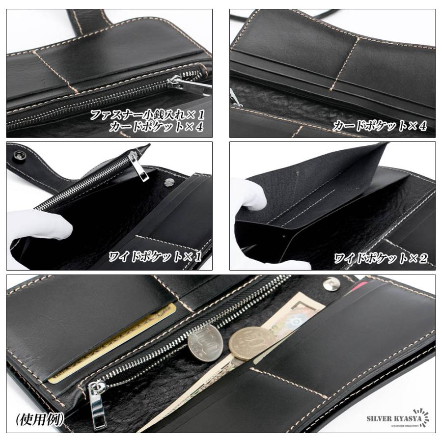 本革 レザーウォレット 深堀り カービング 二つ折り ネイティブ