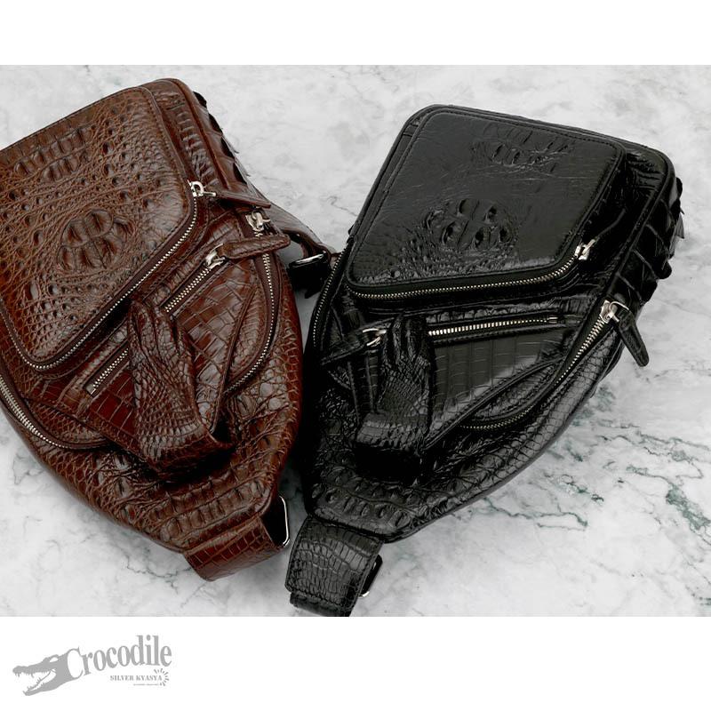 クロコダイル本革ボディバッグスタイリッシュ 楽天市場】【1000円クーポン配布中】ボディバッグ メンズ