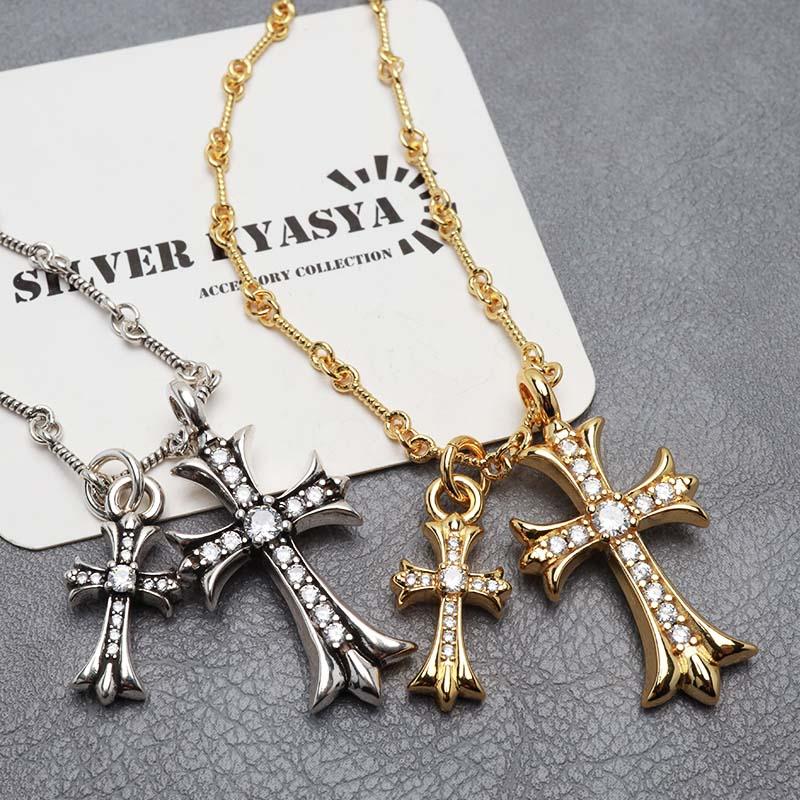 5のつく日ネックレスの日！20％OFFクーポン／ダブルクロスネックレス